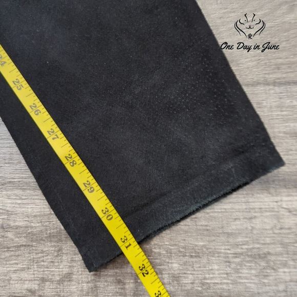 Hugo Buscati Suede Leather Pants Size 8 - Picture 5 of 6